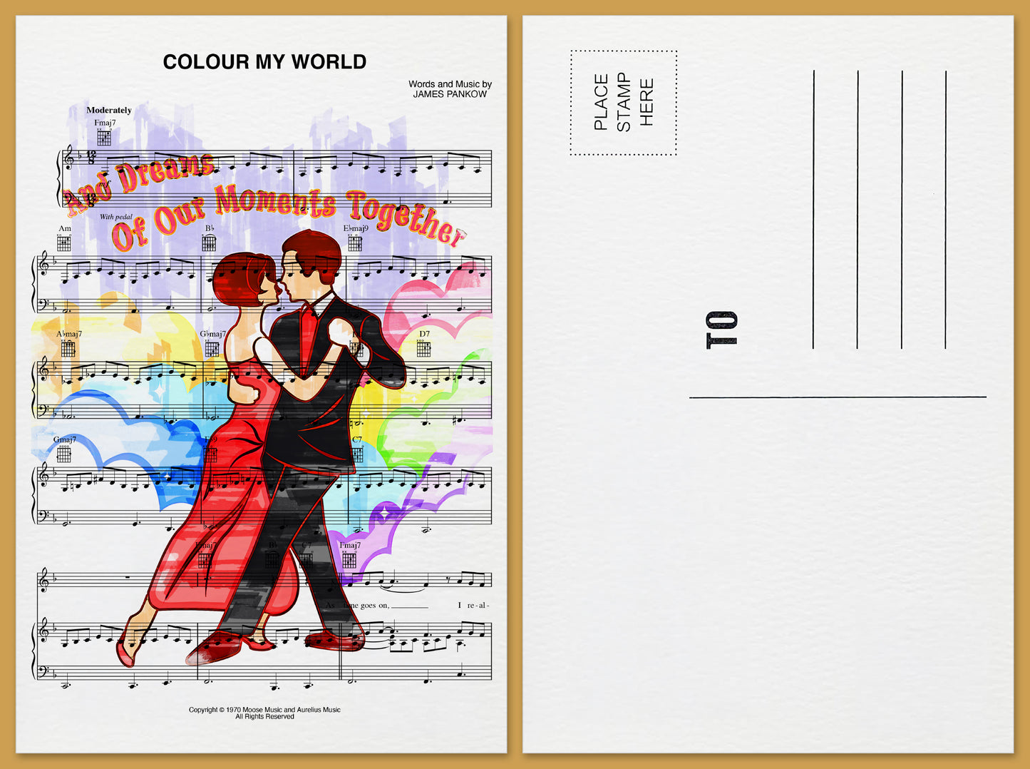 Colour My World Postcard