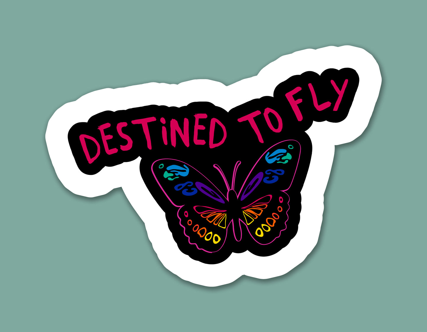 Destined To Fly Sticker