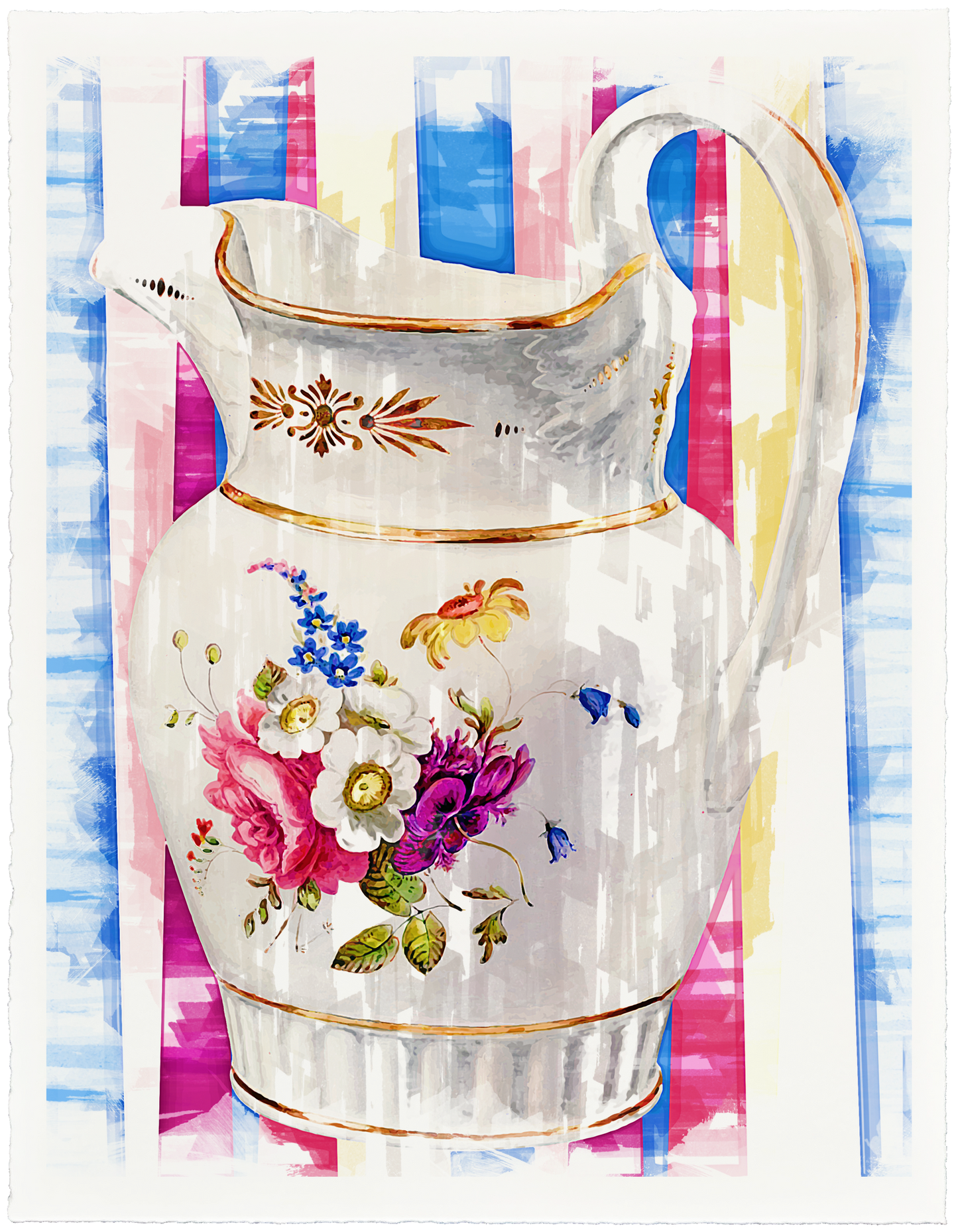 Floral Pitcher
