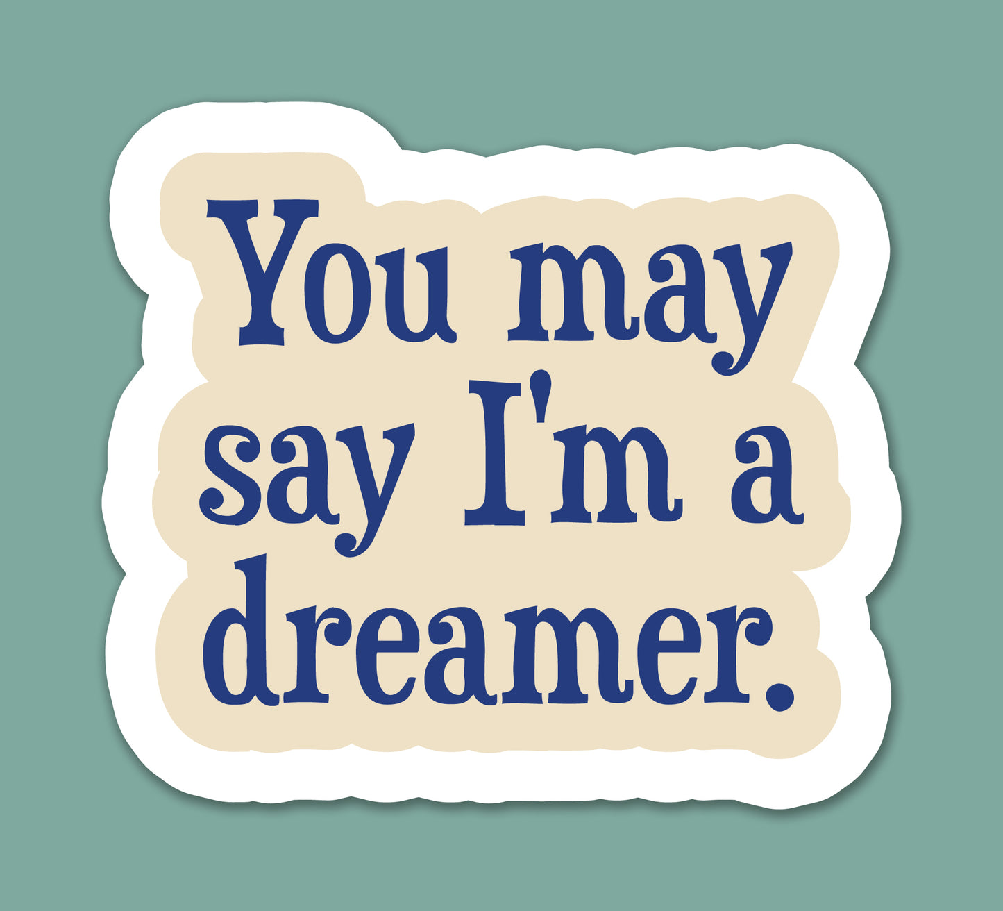 Imagine Sticker