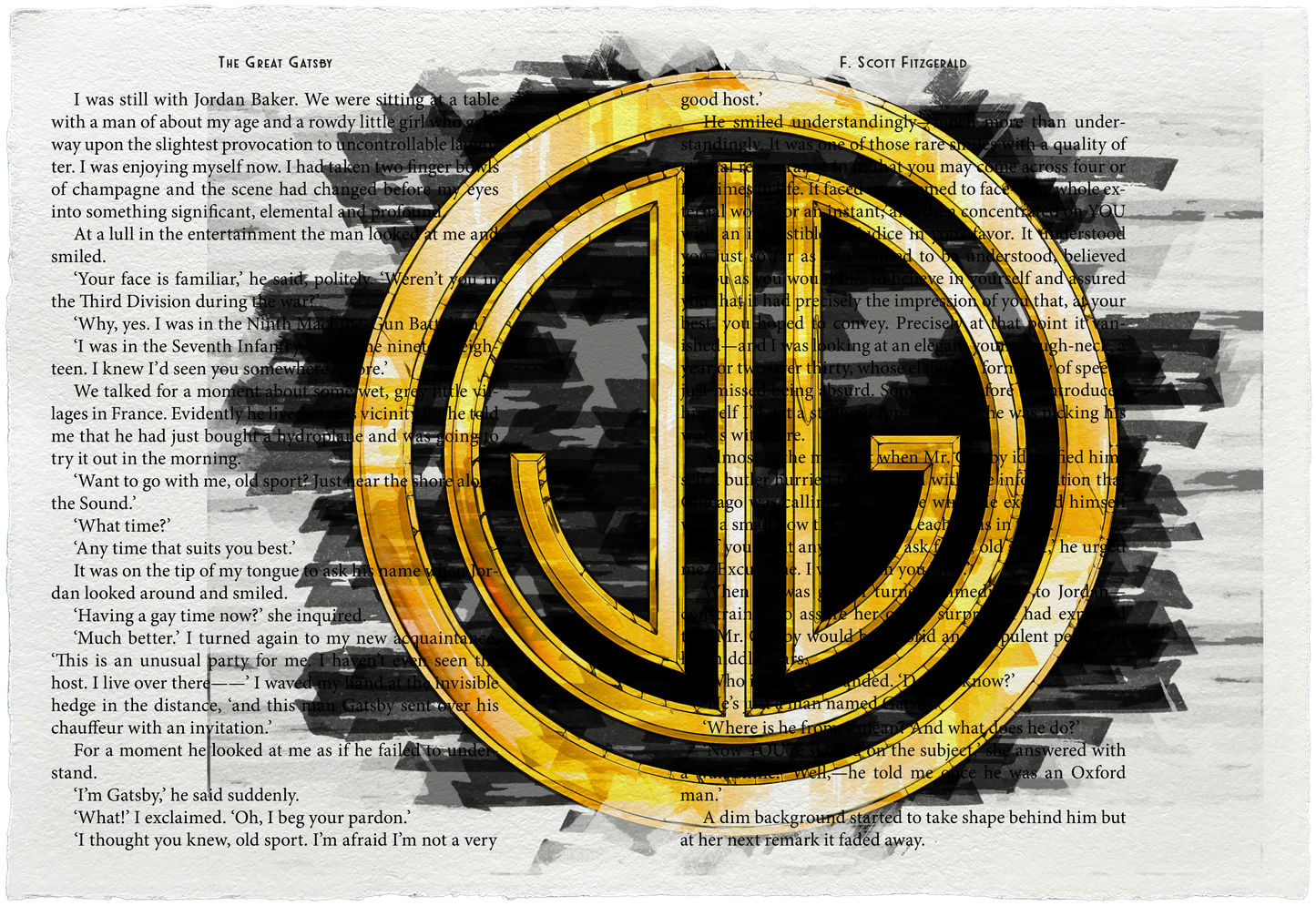 Jay Gatsby Monogram
