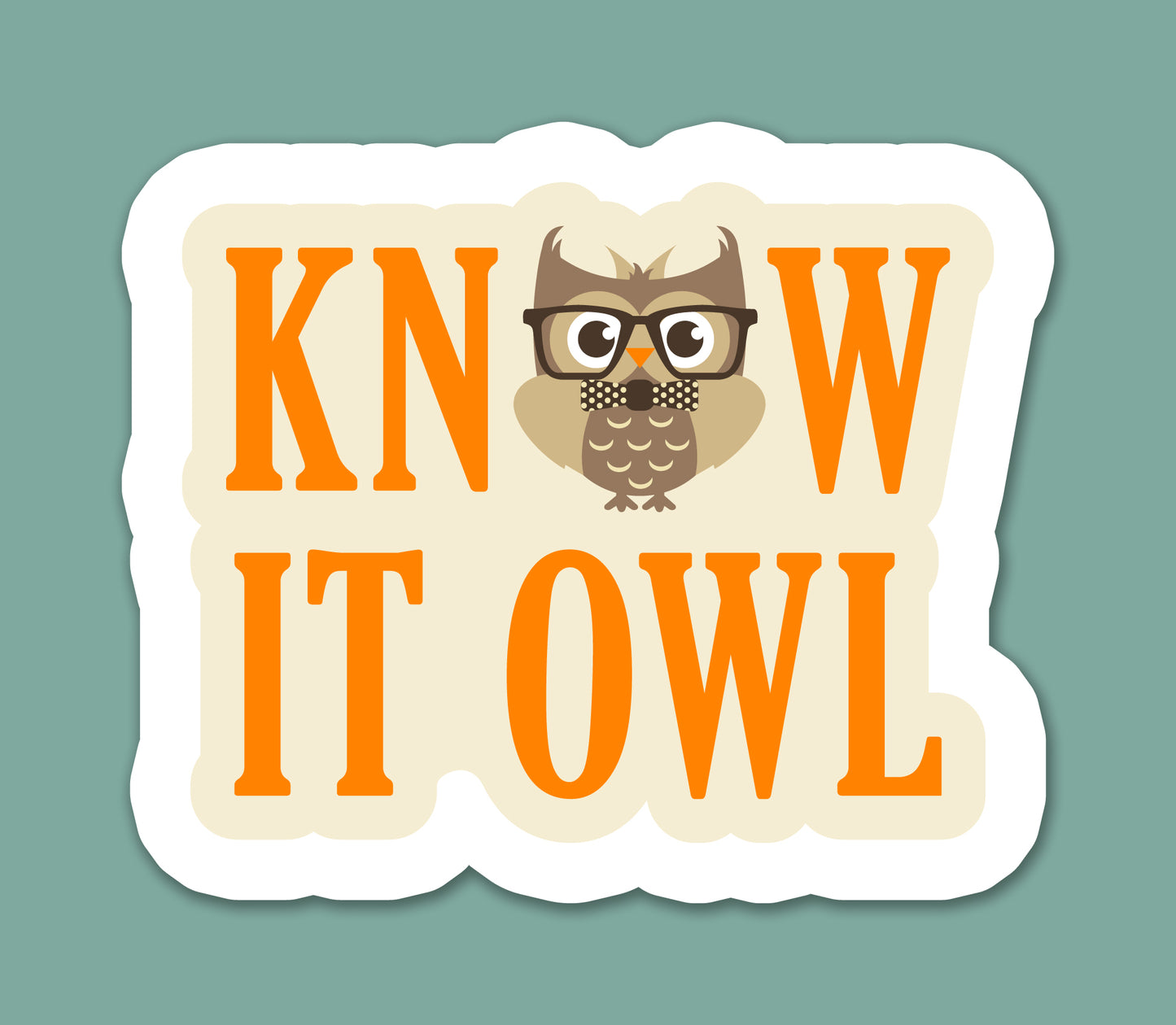 Know It Owl Sticker