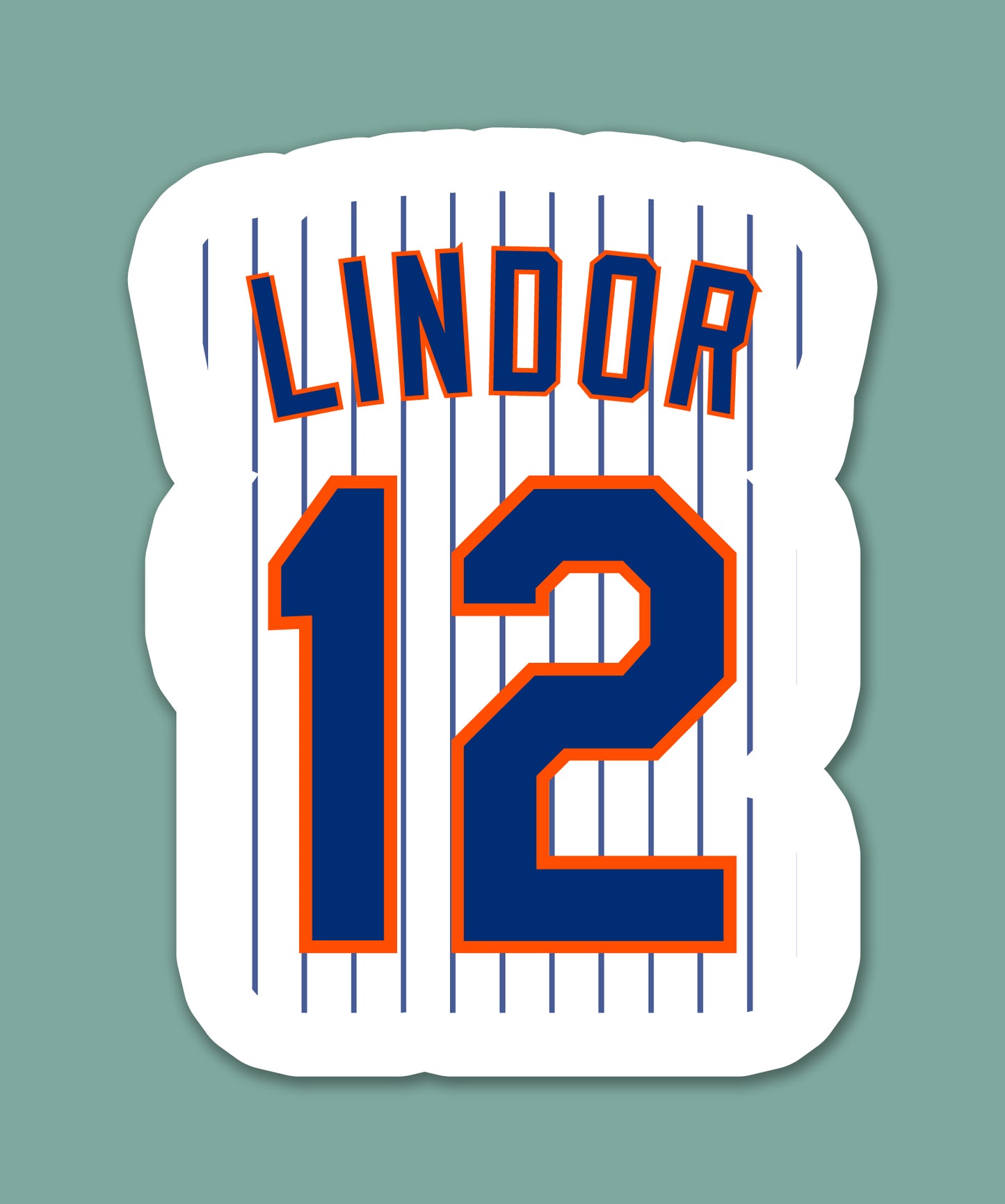 Mets Lindor 12 Sticker