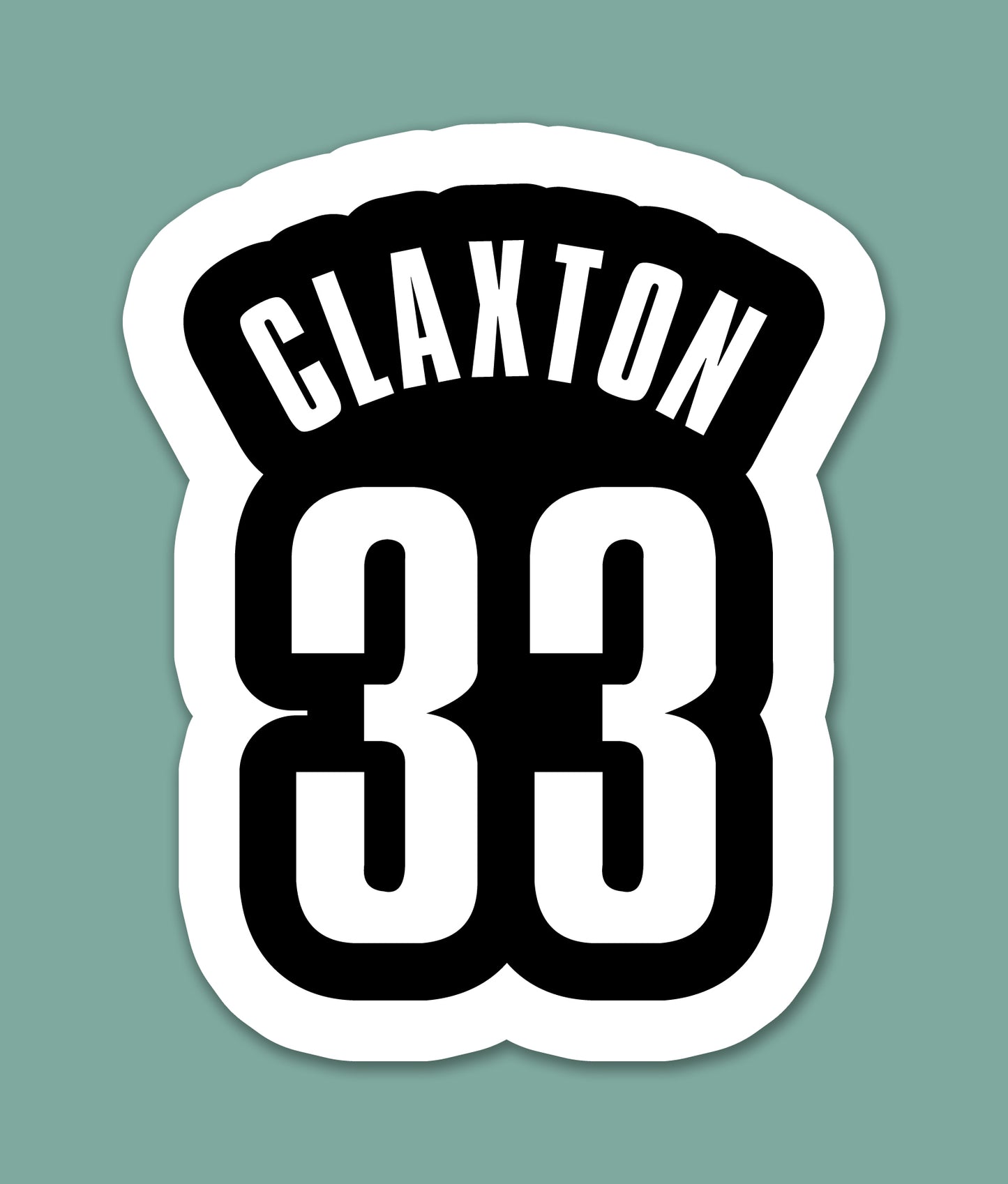 Nets Claxton 33 Sticker