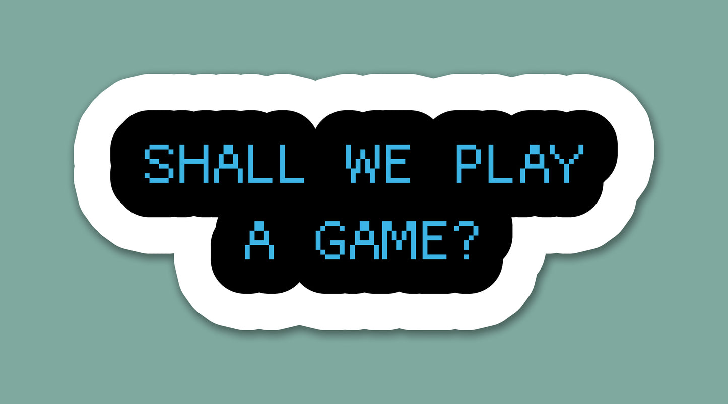 War Games Sticker