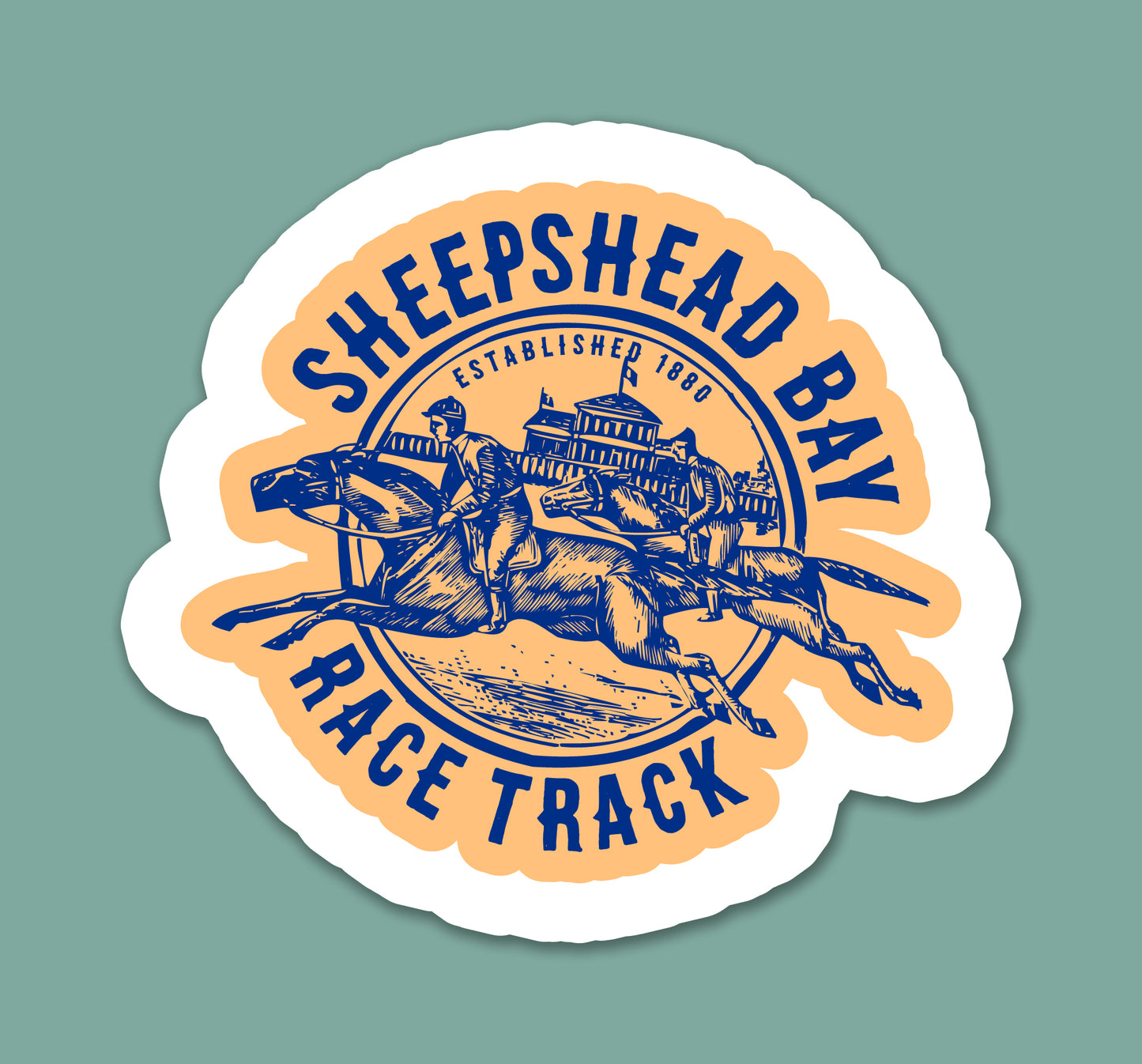 Sheepshead Bay Race Track Sticker