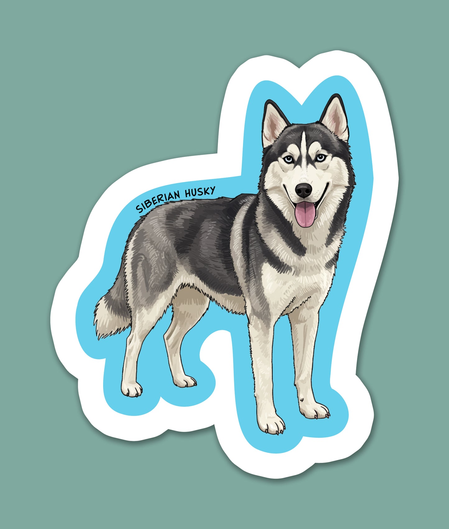 Siberian Husky Sticker