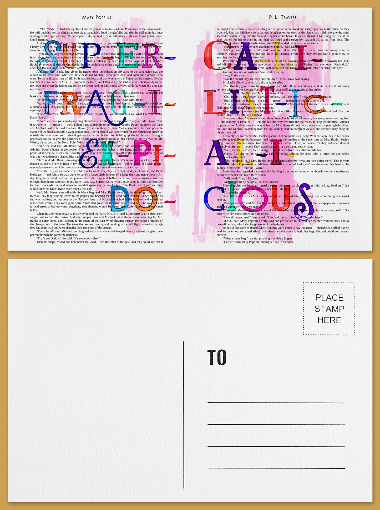 Mary Poppins Postcard 2