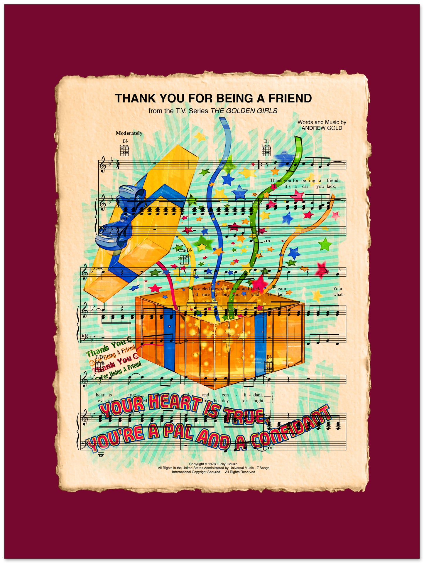 Thank You For Being A Friend