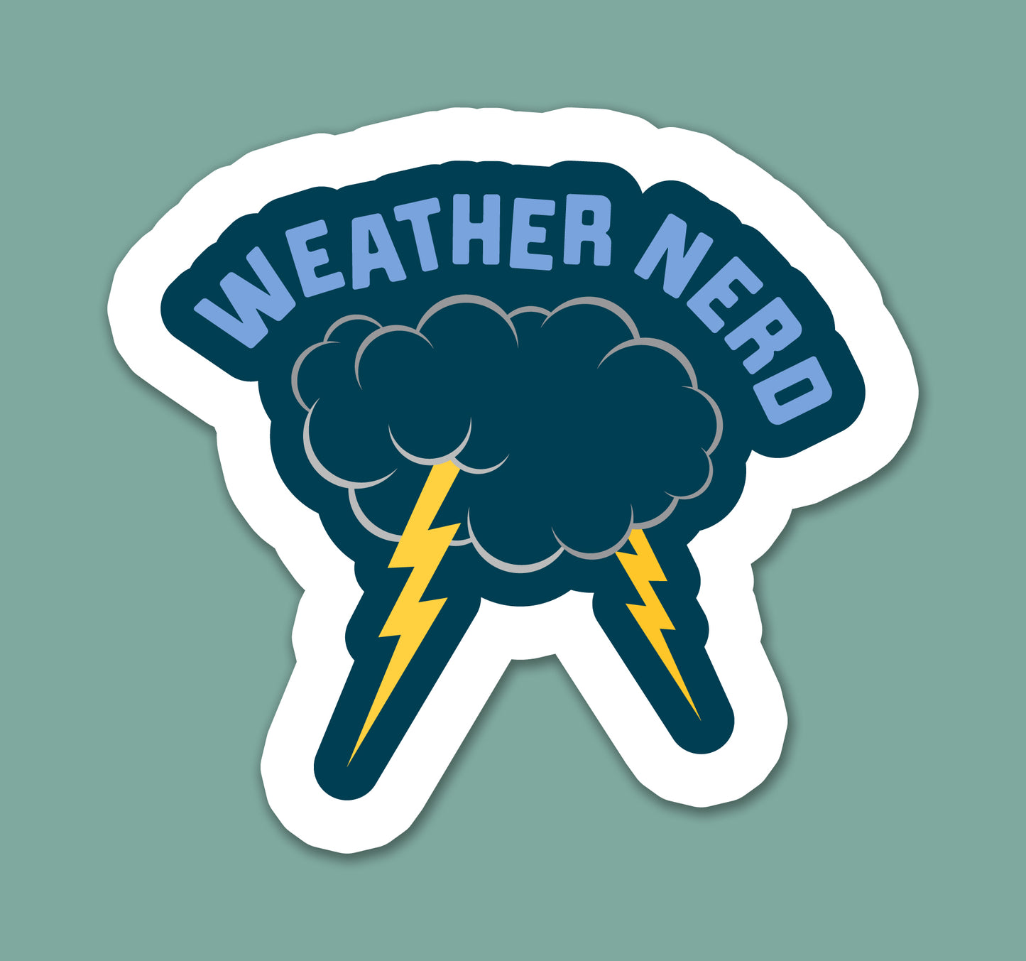 Weather Nerd Sticker