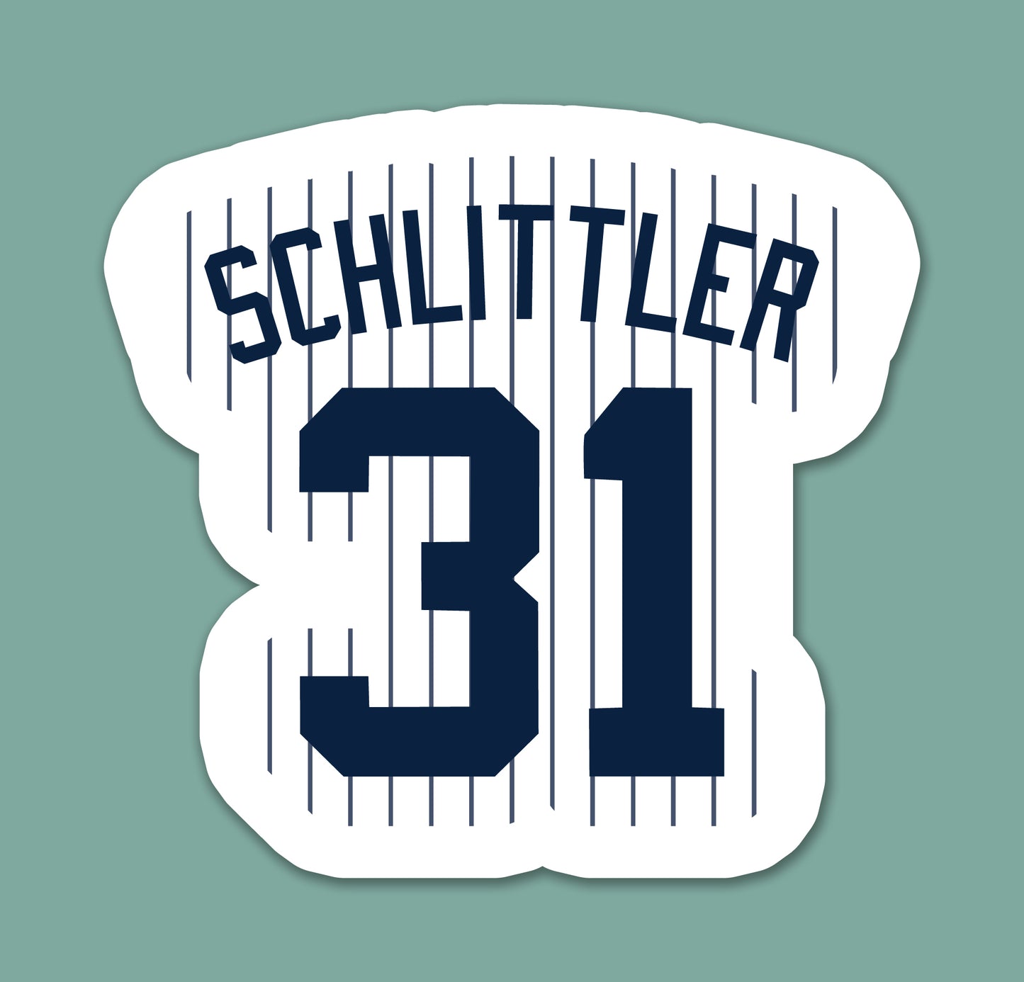 Yankees Schlittler 31 Sticker
