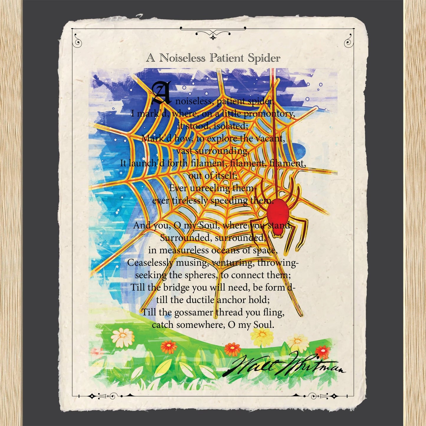 A Noiseless Patient Spider - Cup of Tea Creative