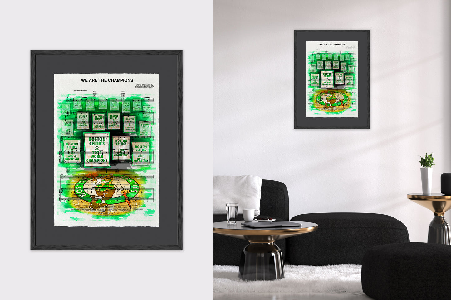 Celtics Banners