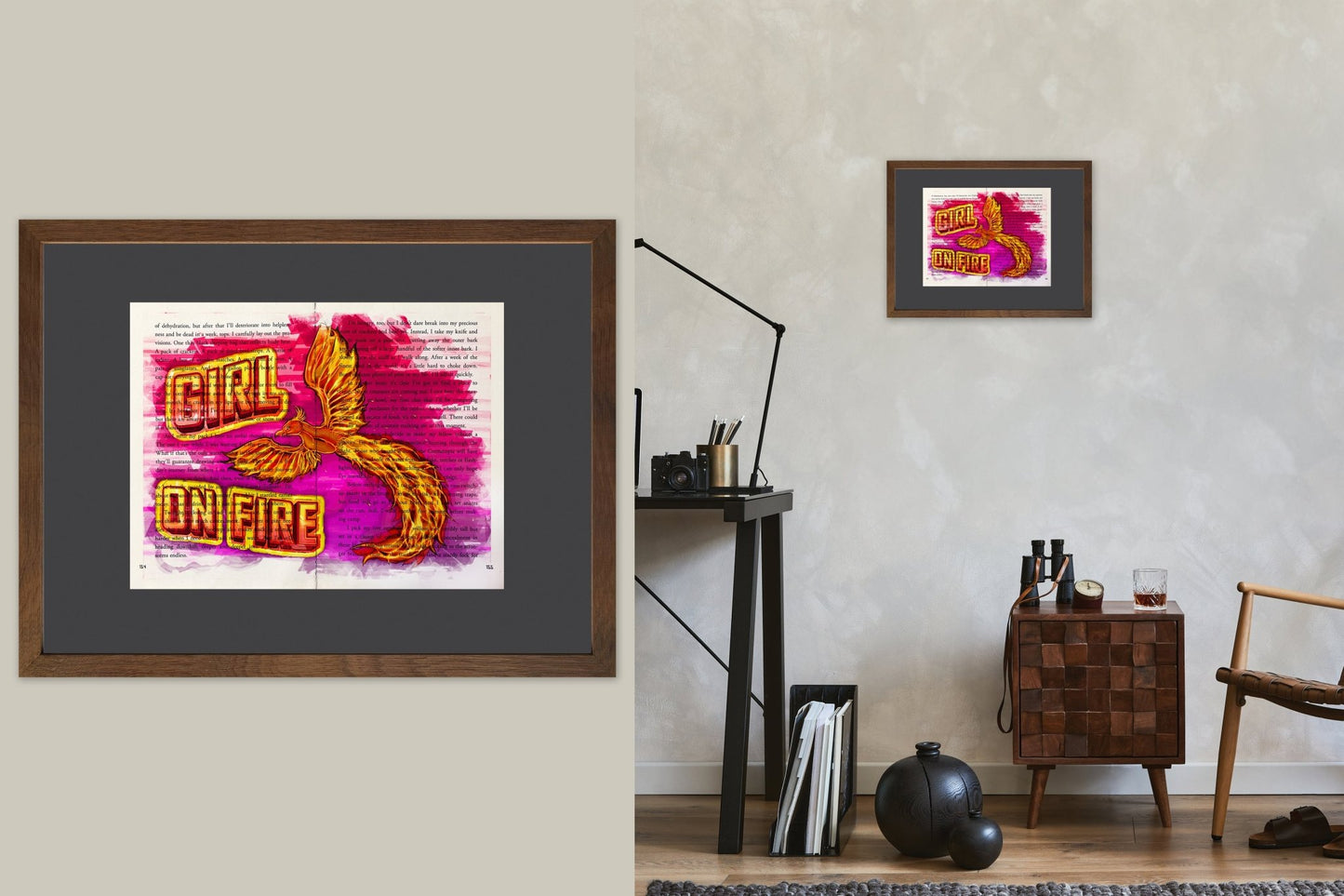 Girl On Fire - Cup of Tea Creative