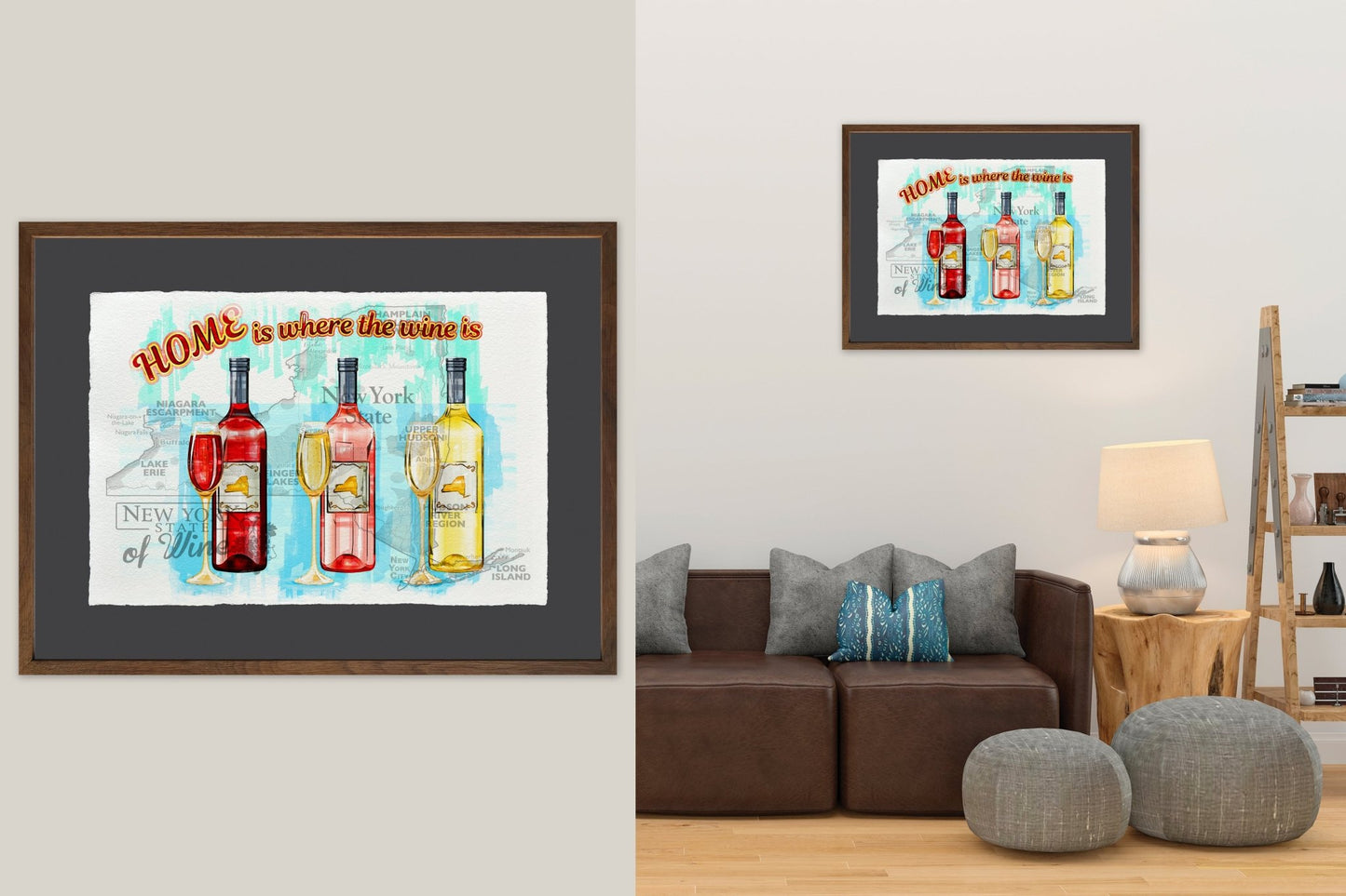 Home is where the wine is - Cup of Tea Creative