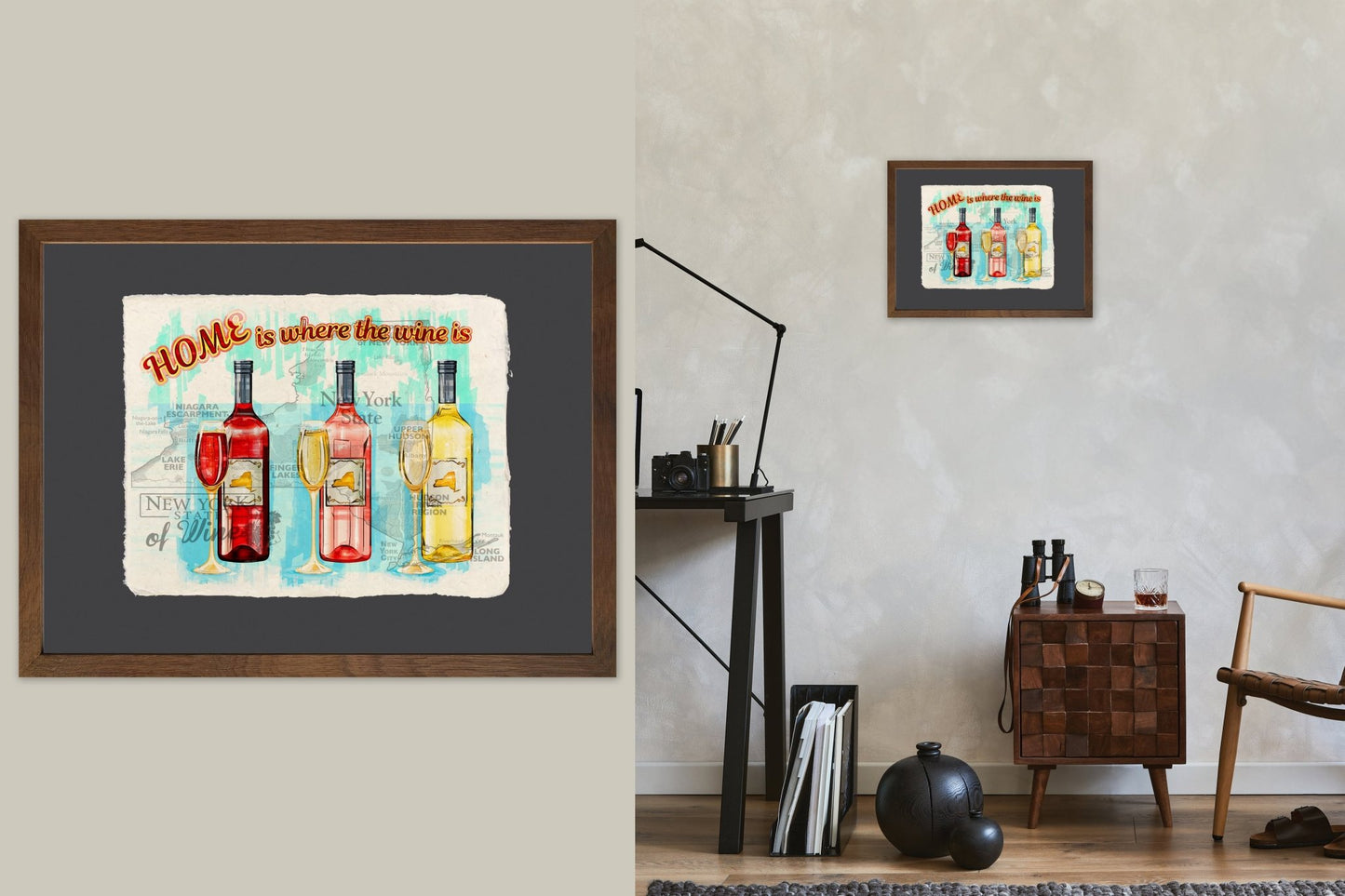 Home is where the wine is - Cup of Tea Creative