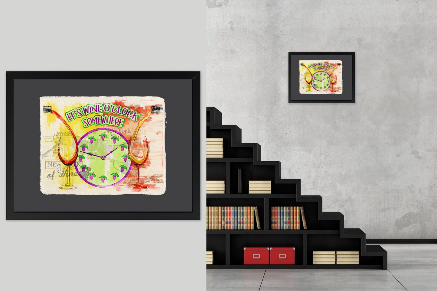 It's wine o'clock somewhere - Cup of Tea Creative