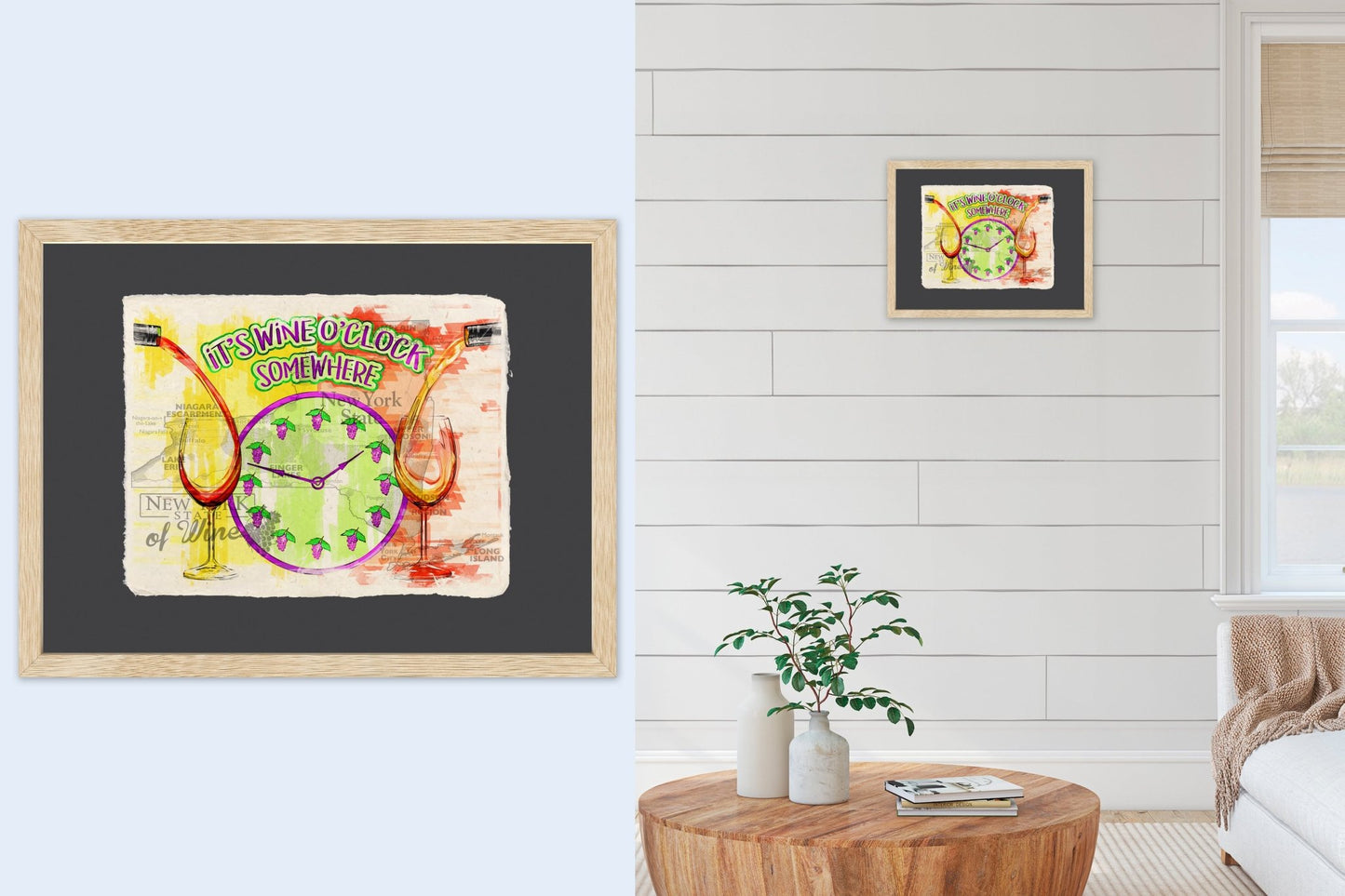 It's wine o'clock somewhere - Cup of Tea Creative