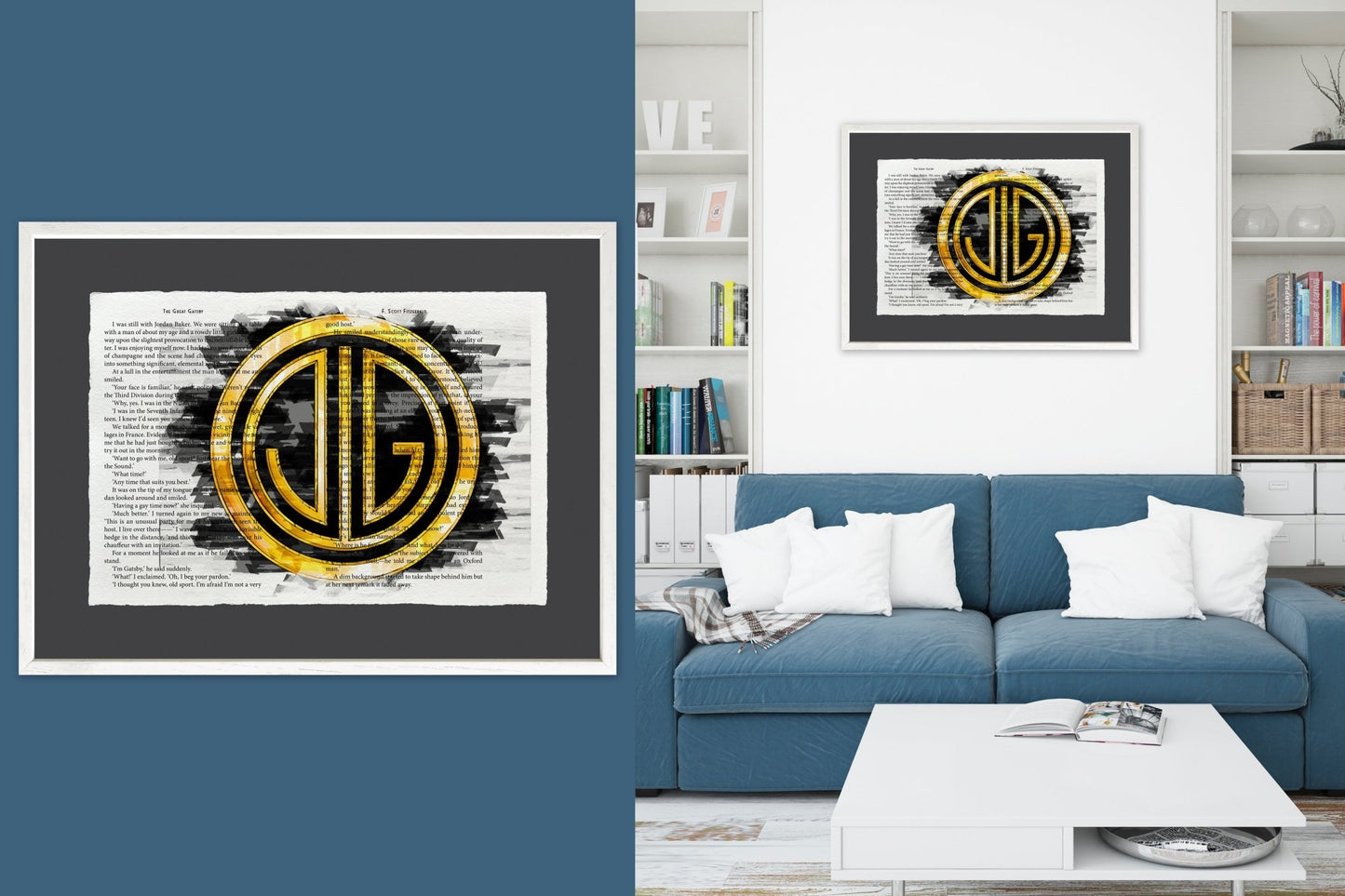 Jay Gatsby Monogram - Cup of Tea Creative