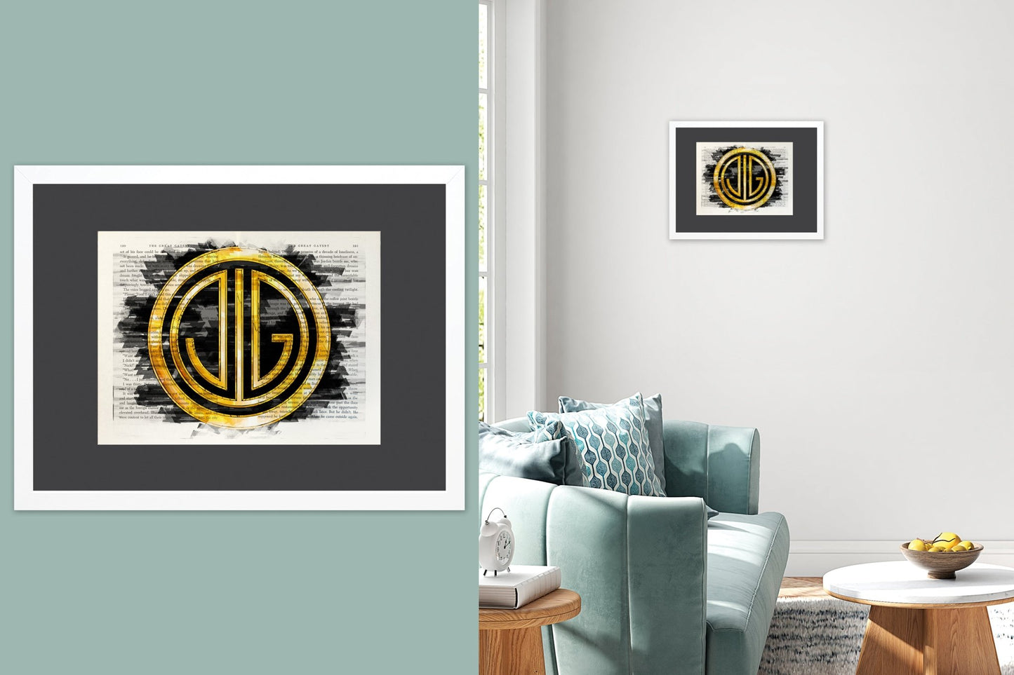 Jay Gatsby Monogram - Cup of Tea Creative
