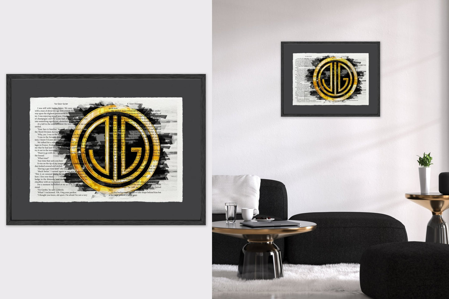 Jay Gatsby Monogram - Cup of Tea Creative