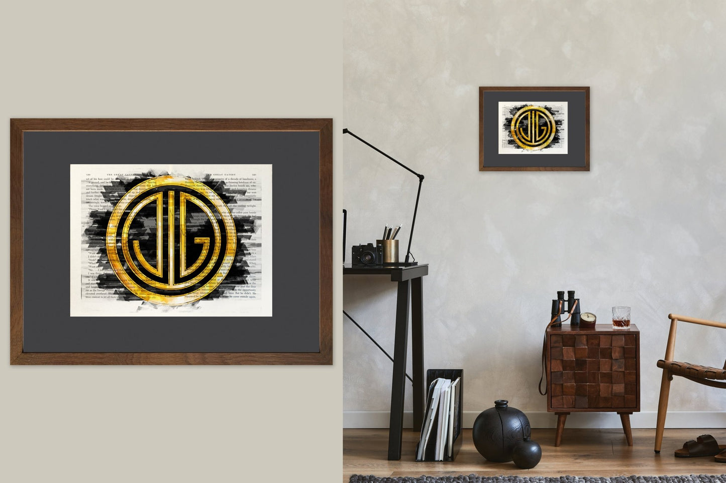 Jay Gatsby Monogram - Cup of Tea Creative