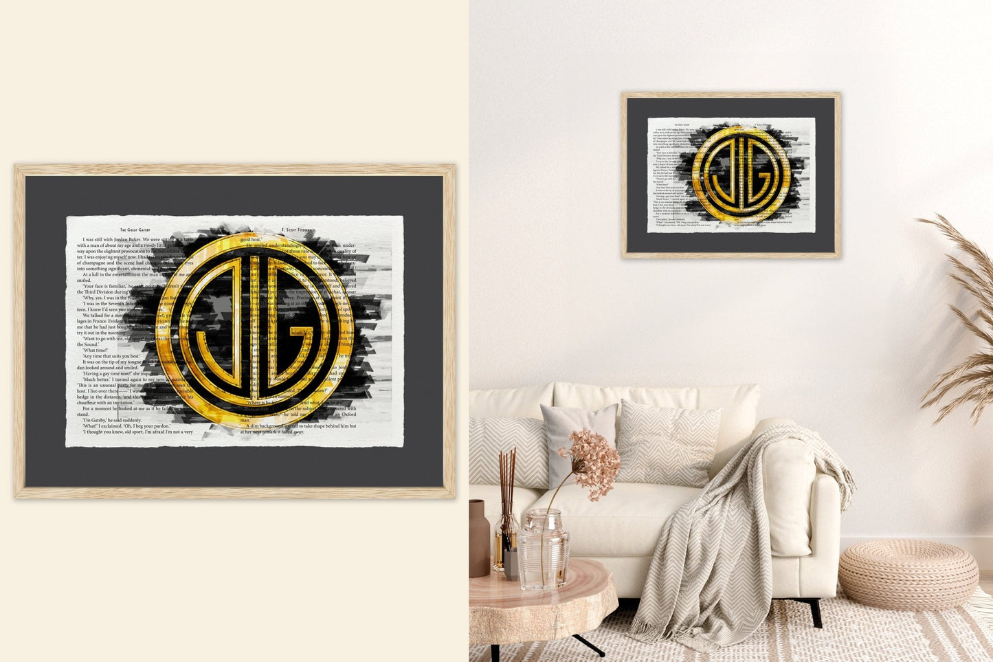Jay Gatsby Monogram - Cup of Tea Creative