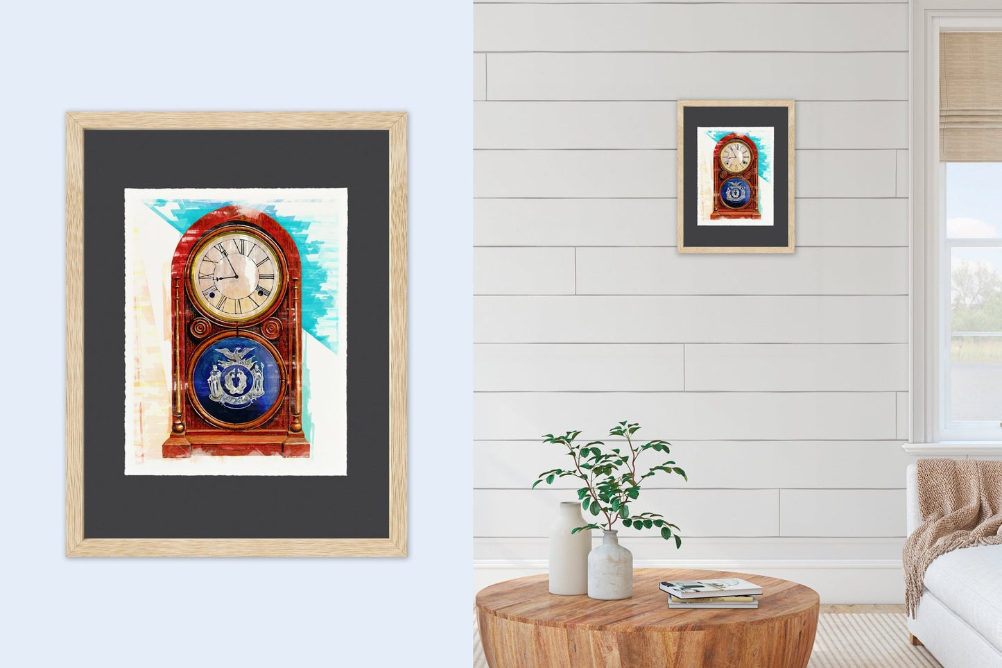 Mantel Clock - Cup of Tea Creative
