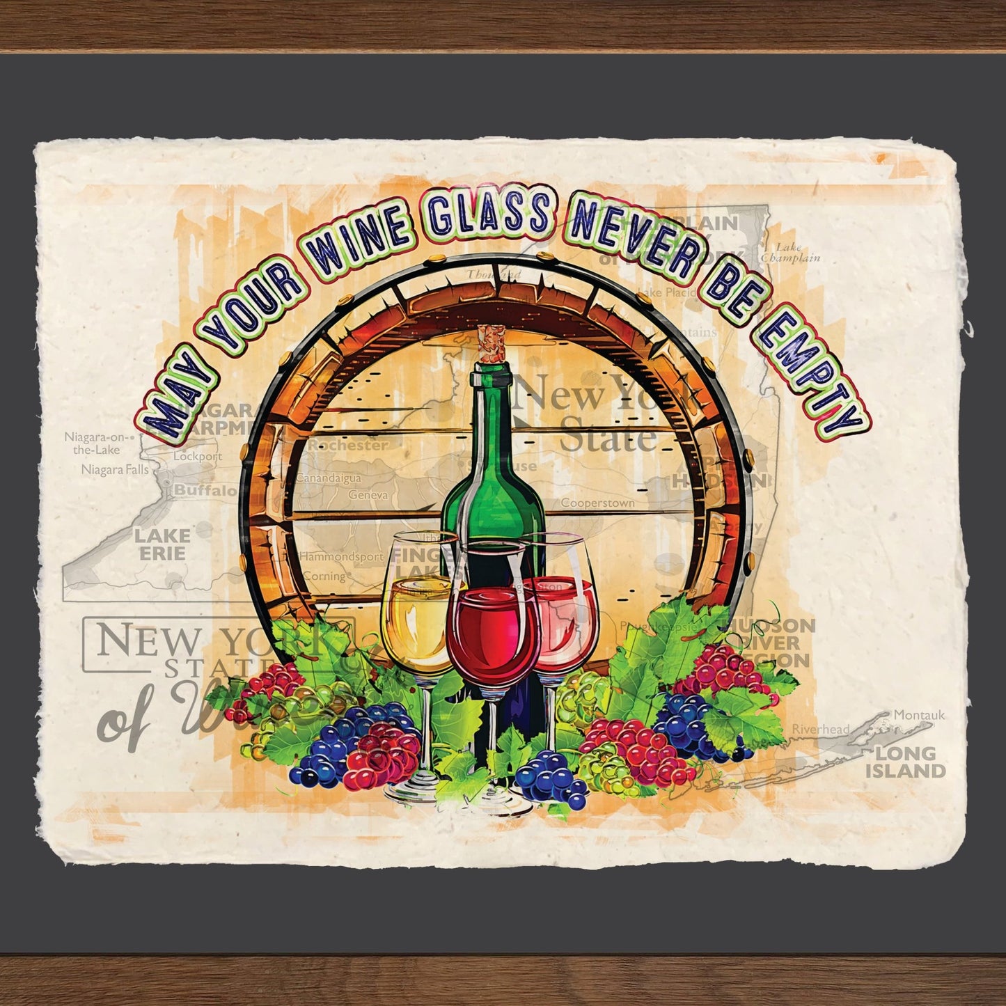 May your wine glass never be empty - Cup of Tea Creative