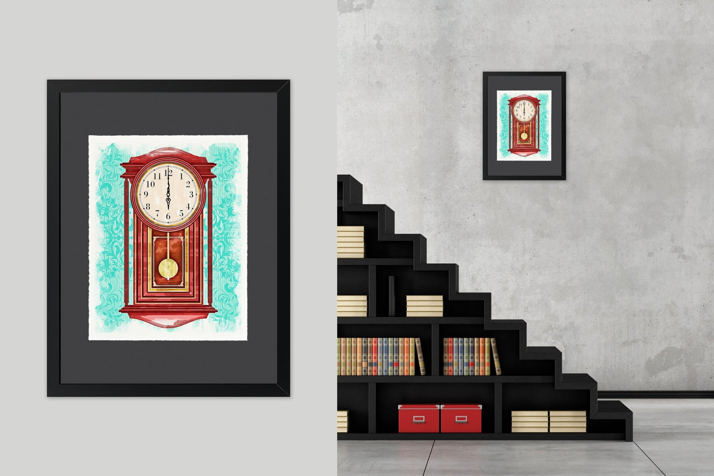 Pendulum Clock - Cup of Tea Creative