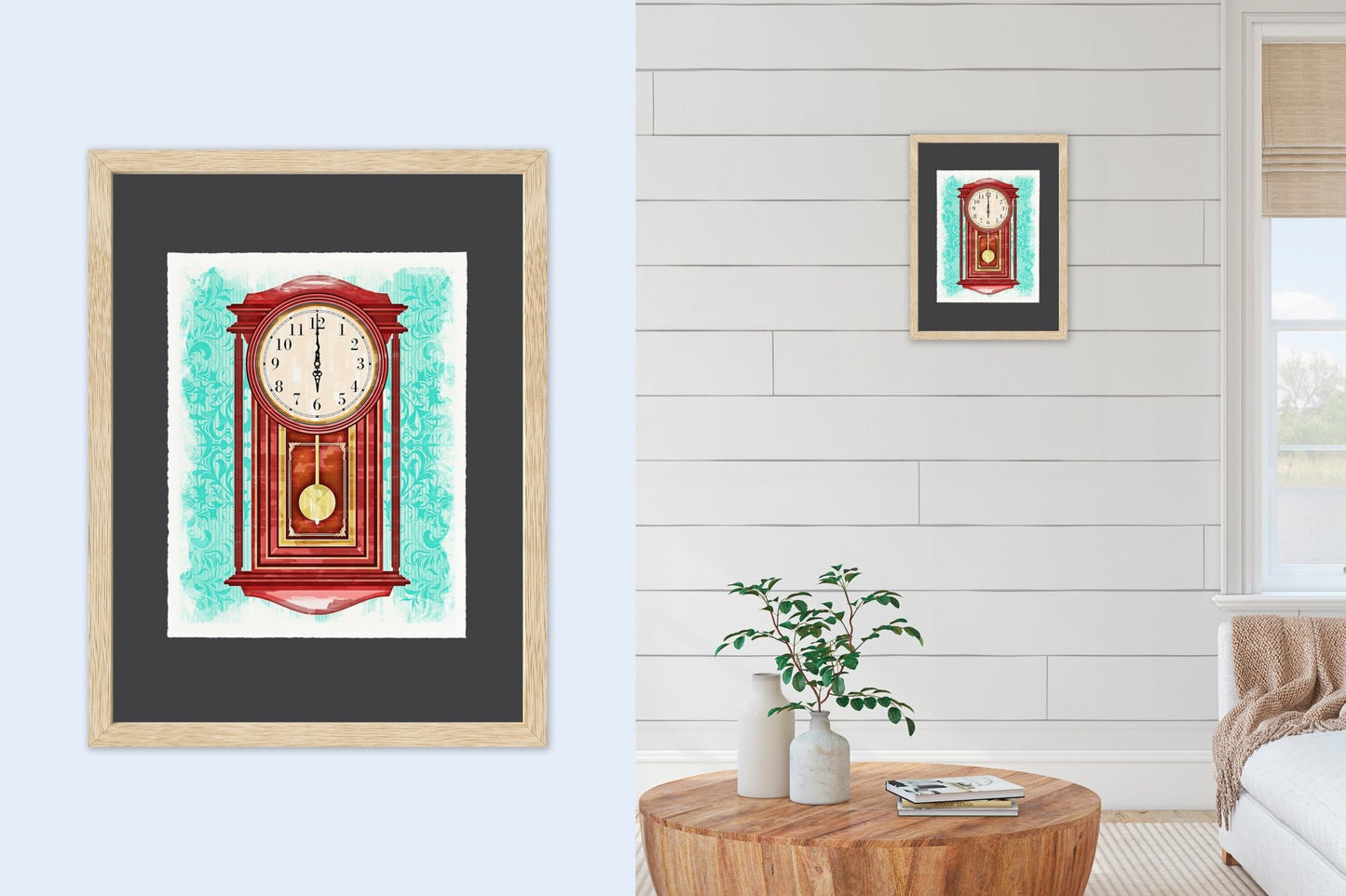 Pendulum Clock - Cup of Tea Creative