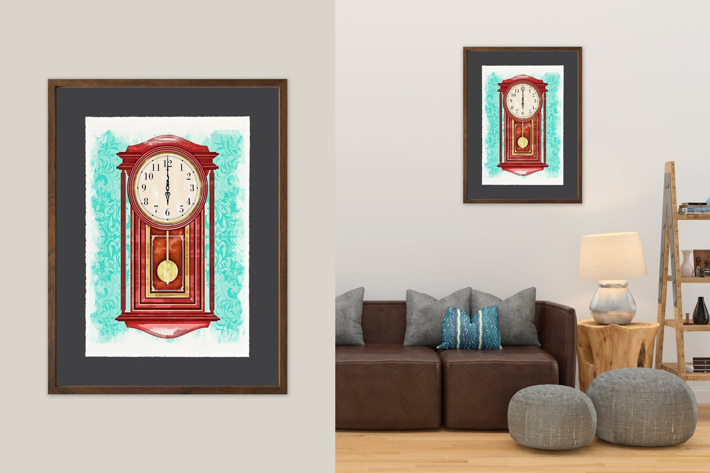 Pendulum Clock - Cup of Tea Creative