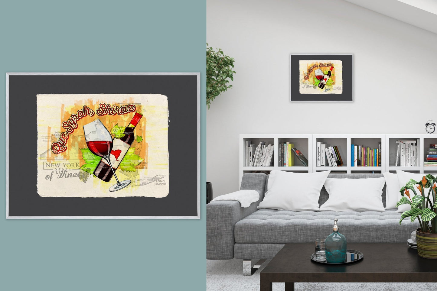 Que Syrah, Shiraz - Cup of Tea Creative