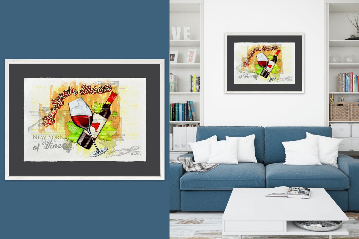 Que Syrah, Shiraz - Cup of Tea Creative