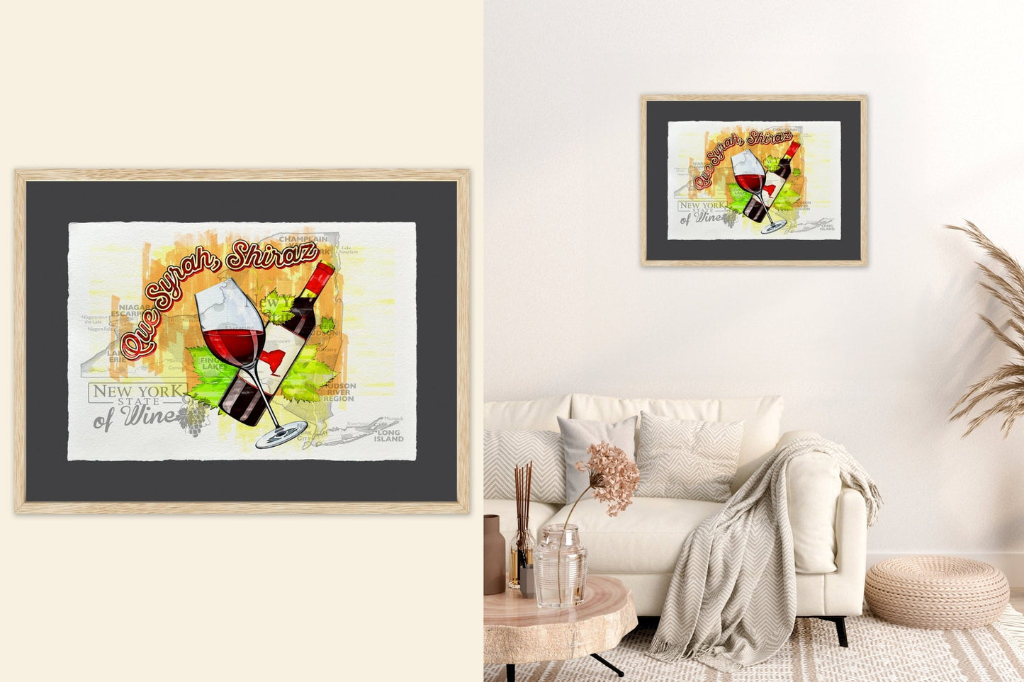 Que Syrah, Shiraz - Cup of Tea Creative