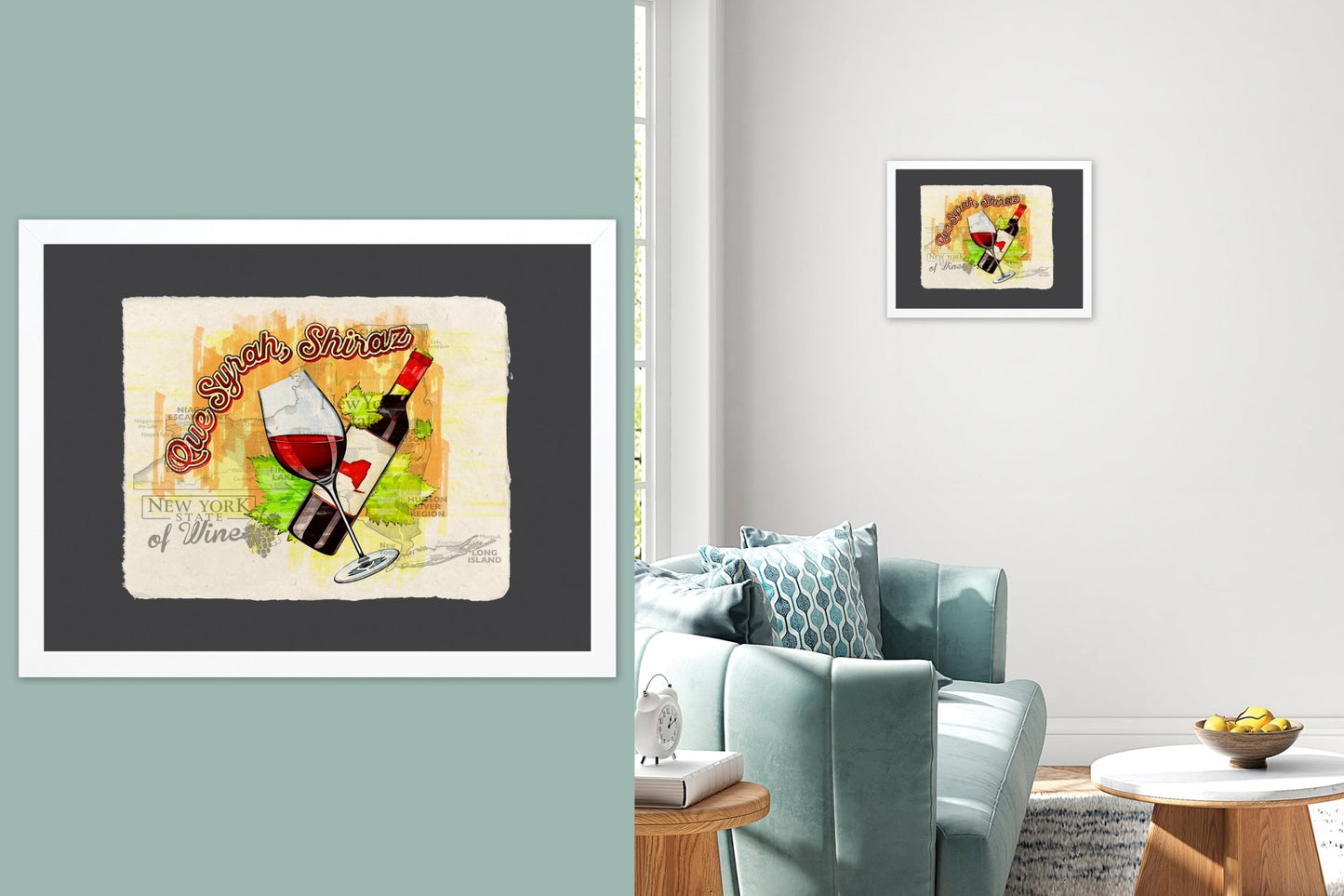 Que Syrah, Shiraz - Cup of Tea Creative