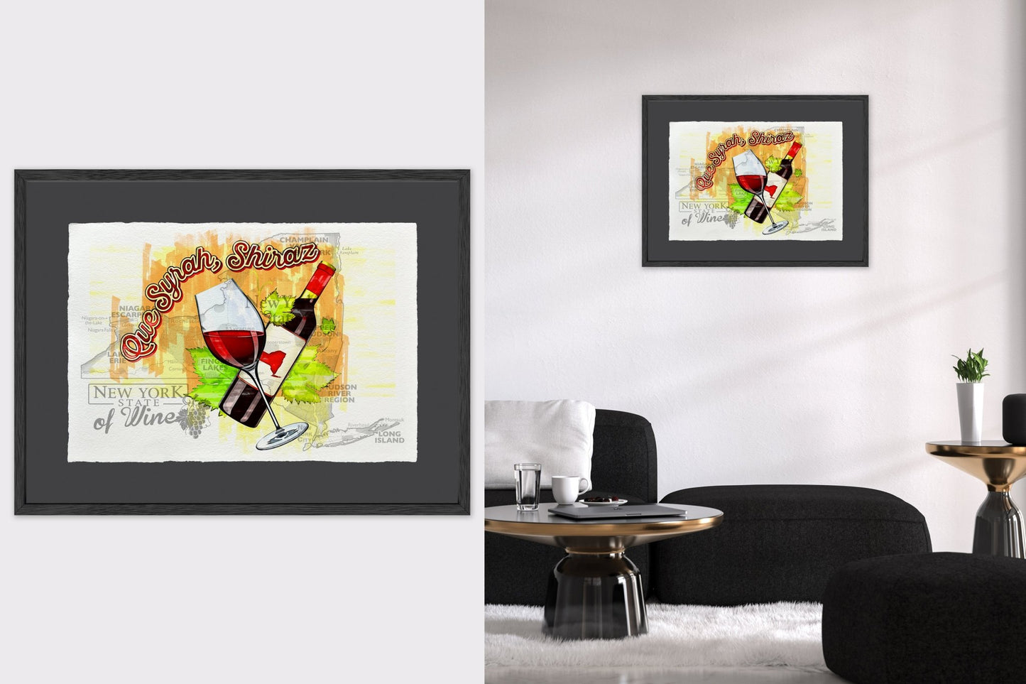 Que Syrah, Shiraz - Cup of Tea Creative
