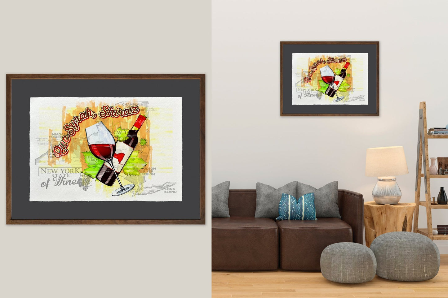 Que Syrah, Shiraz - Cup of Tea Creative