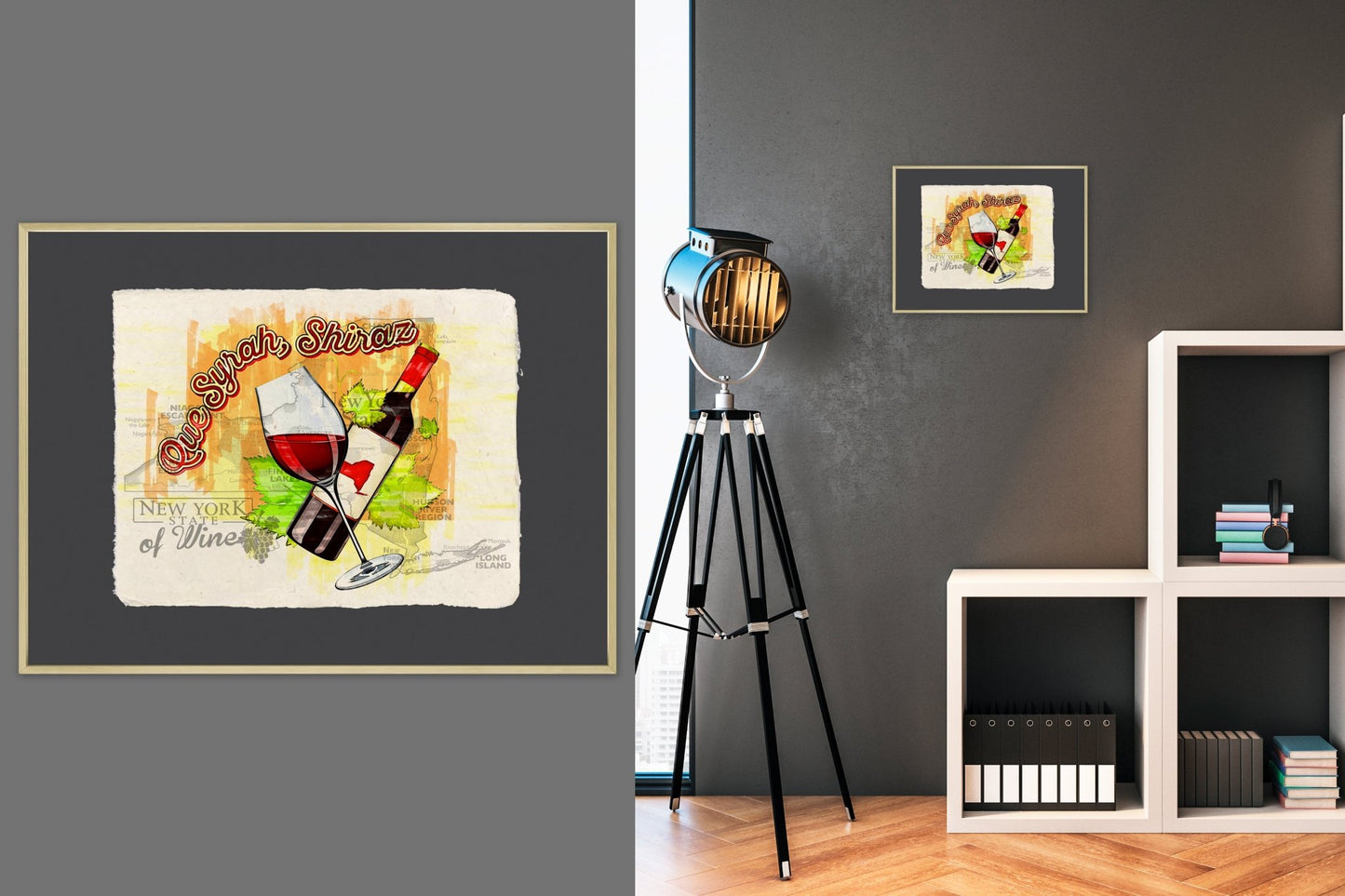 Que Syrah, Shiraz - Cup of Tea Creative