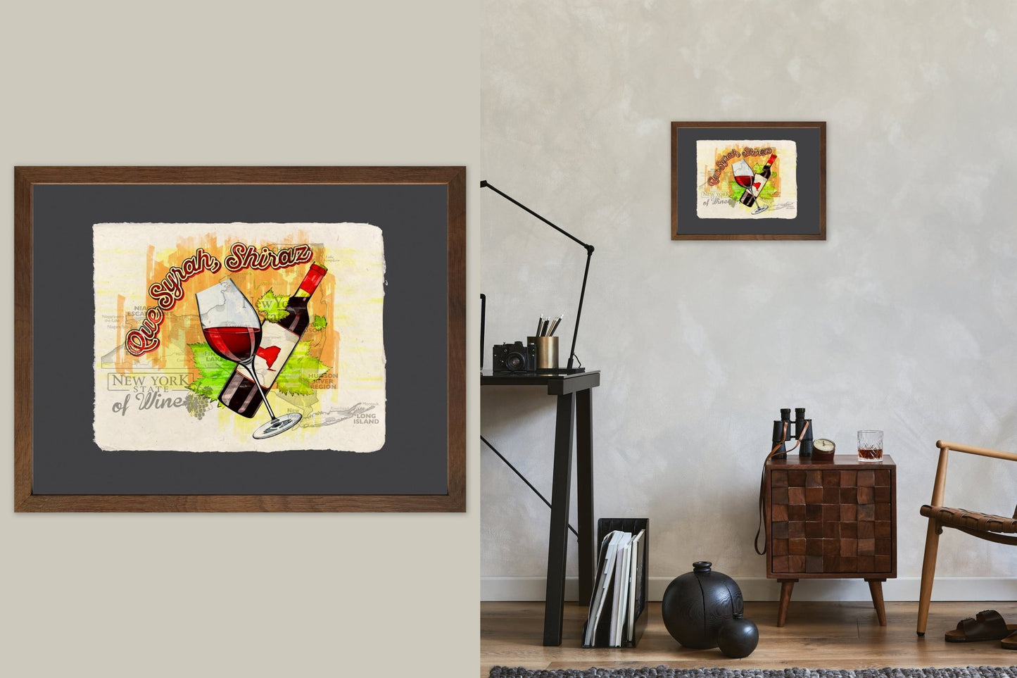 Que Syrah, Shiraz - Cup of Tea Creative