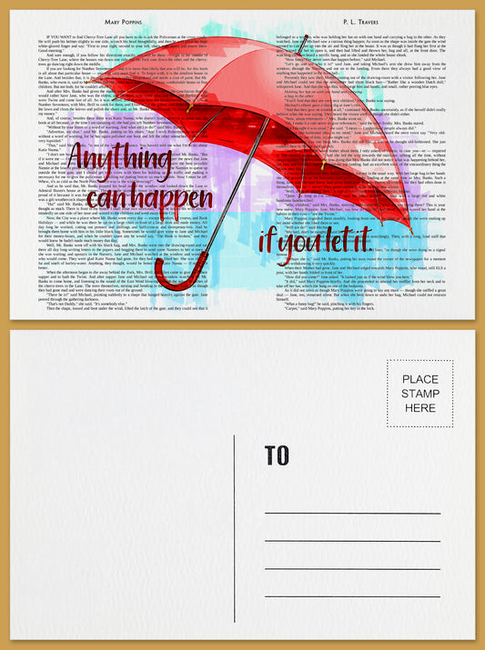 Mary Poppins Postcard
