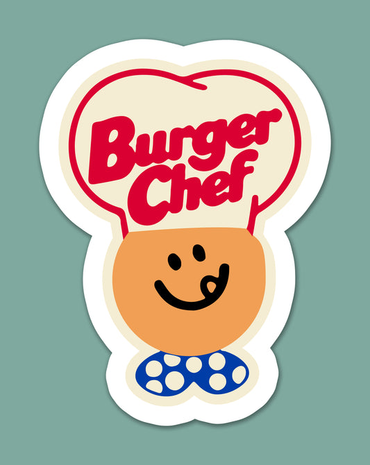 Burger Chef Sticker