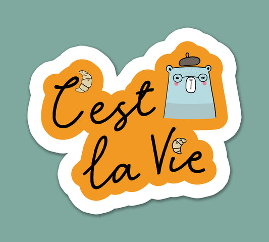C'est La Vie Sticker