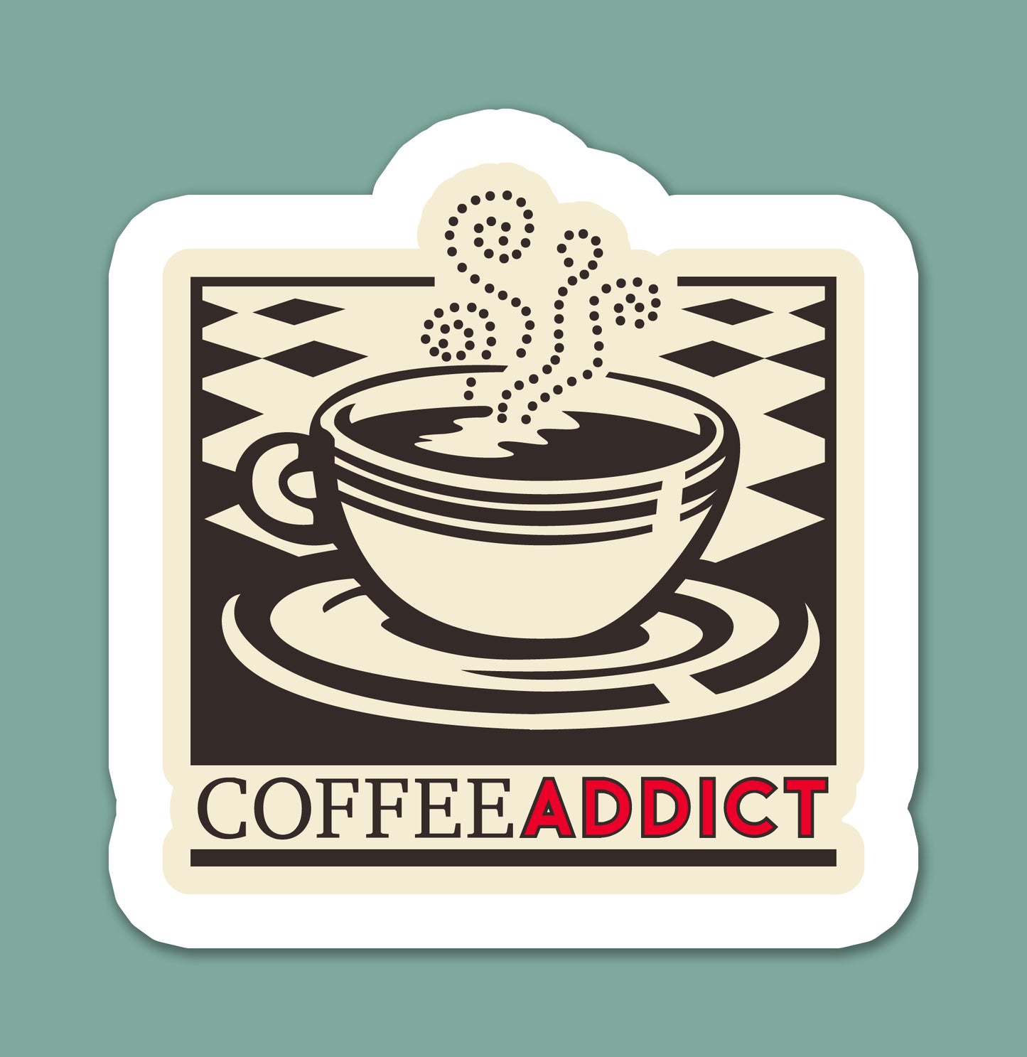 Coffee Addict Sticker