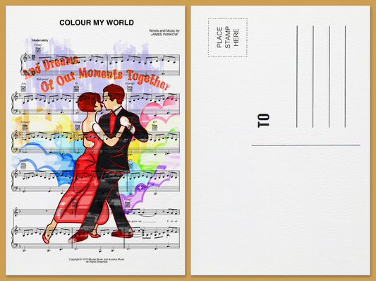 Colour My World Postcard