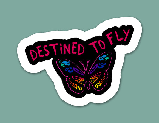 Destined To Fly Sticker