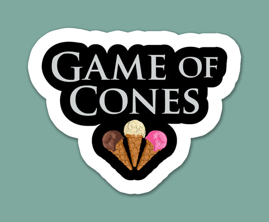 Game Of Cones Sticker