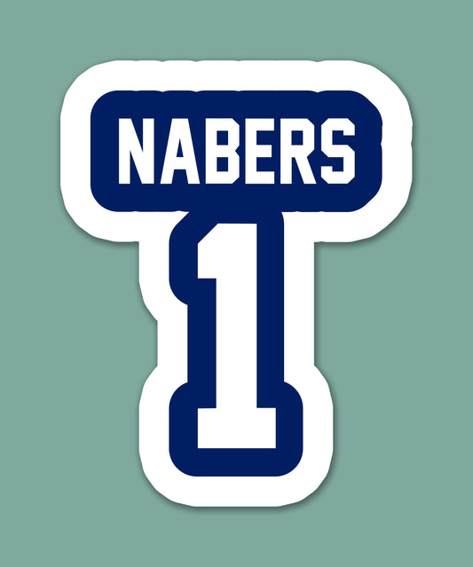 Giants Nabers 1 Sticker