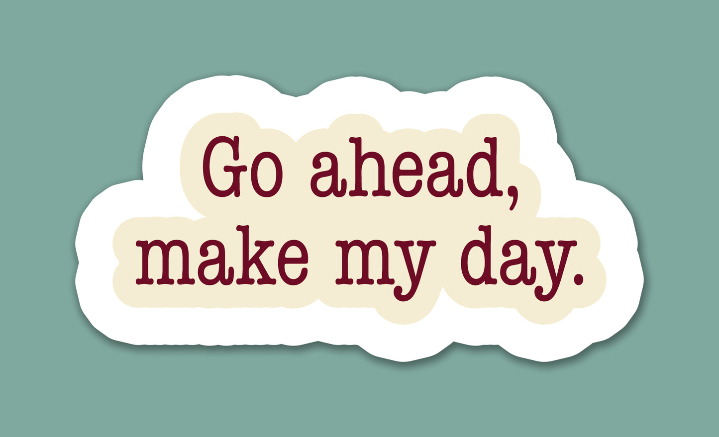 Sudden Impact Sticker