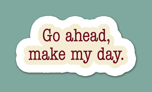 Sudden Impact Sticker